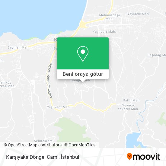 Karşıyaka Döngel Cami harita