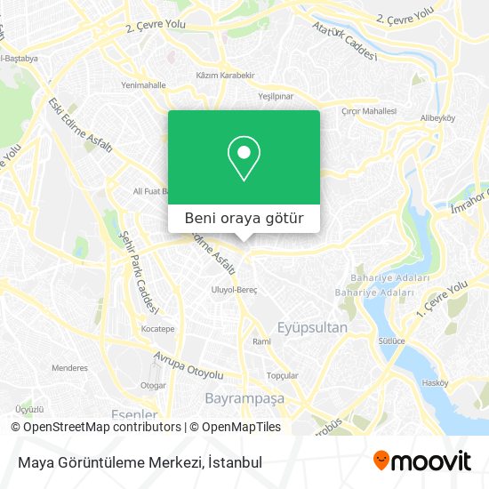Maya Görüntüleme Merkezi harita