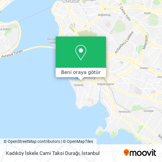 Kadıköy İskele Cami Taksi Durağı harita