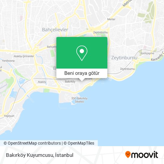 Bakırköy Kuyumcusu harita