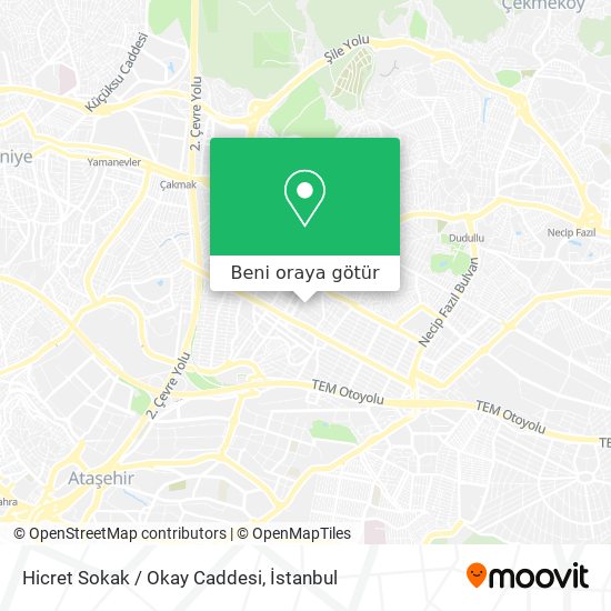 Hicret Sokak / Okay Caddesi harita