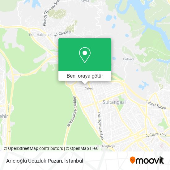 Arıcıoğlu Ucuzluk Pazarı harita