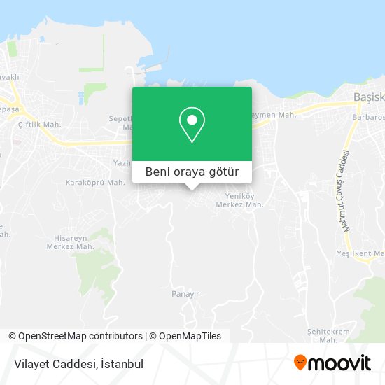Vilayet Caddesi harita