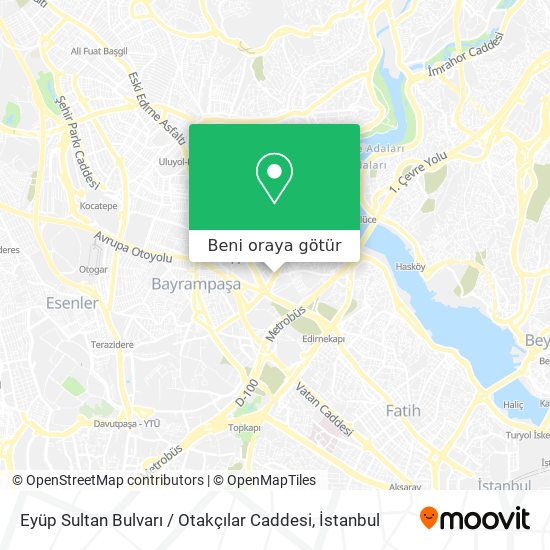 Eyüp Sultan Bulvarı / Otakçılar Caddesi harita
