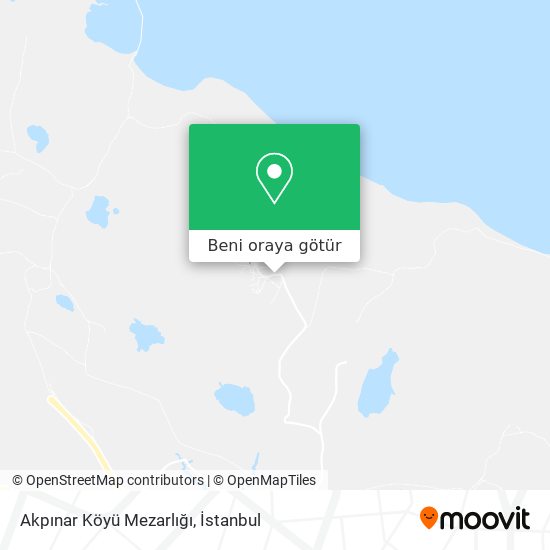 Akpınar Köyü Mezarlığı harita