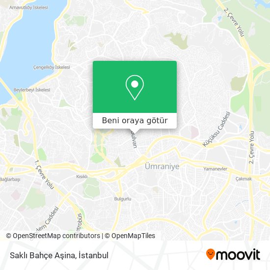 Saklı Bahçe Aşina harita