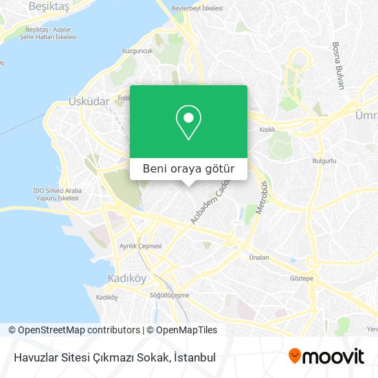 Havuzlar Sitesi Çıkmazı Sokak harita