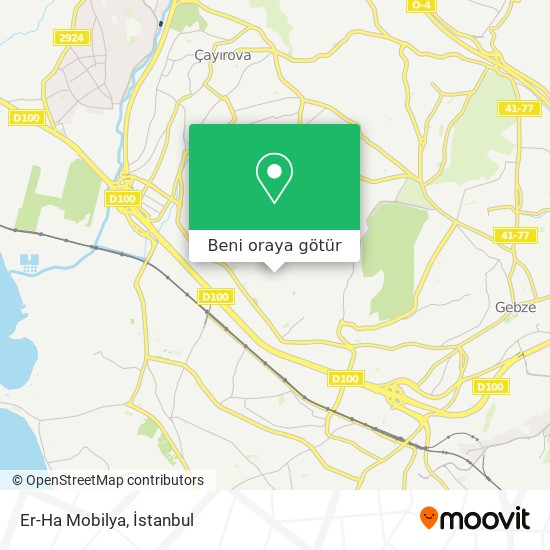 Er-Ha Mobilya harita