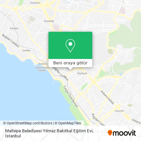 Maltepe Belediyesi Yılmaz Bakıtkal Eğitim Evi harita