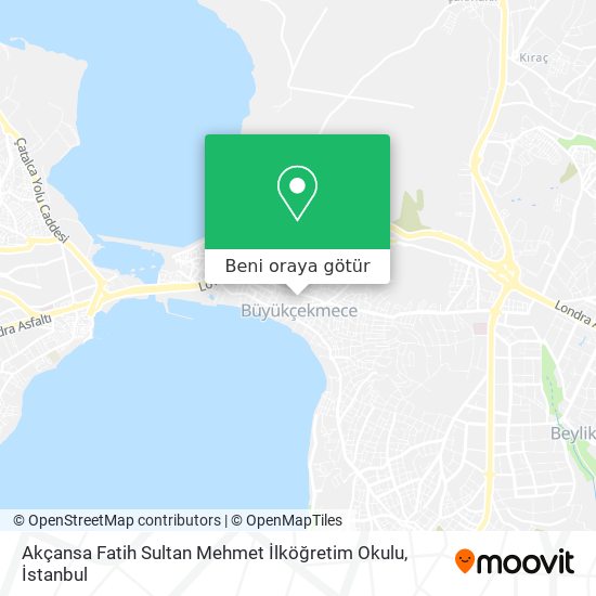 Akçansa Fatih Sultan Mehmet İlköğretim Okulu harita