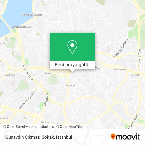 Günaydın Çıkmazı Sokak harita