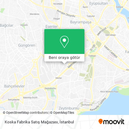 Koska Fabrika Satış Mağazası harita