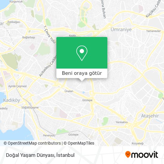 Doğal Yaşam Dünyası harita