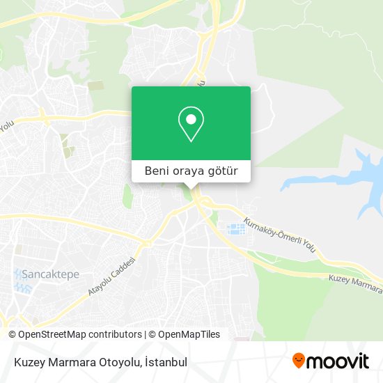 Kuzey Marmara Otoyolu harita