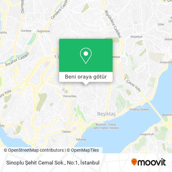 Sinoplu Şehit Cemal Sok., No:1 harita