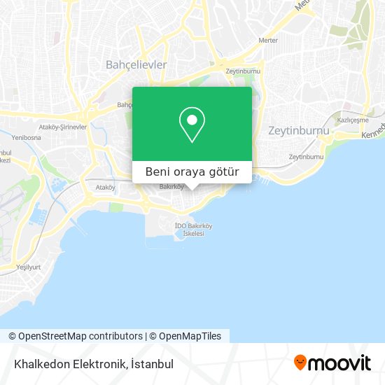 Khalkedon Elektronik harita