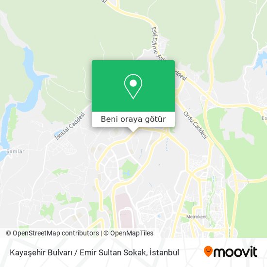 Kayaşehir Bulvarı / Emir Sultan Sokak harita