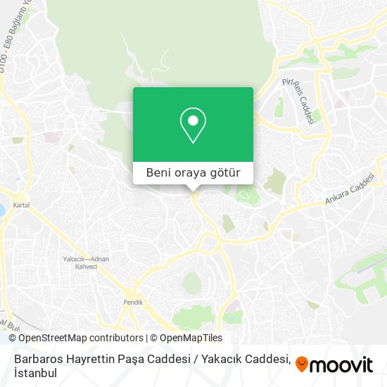 Barbaros Hayrettin Paşa Caddesi / Yakacık Caddesi harita