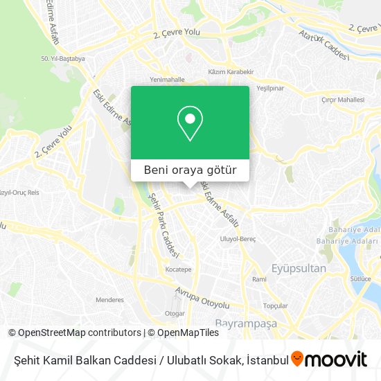 Şehit Kamil Balkan Caddesi / Ulubatlı Sokak harita