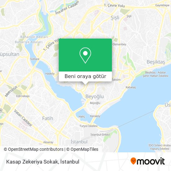 Kasap Zekeriya Sokak harita