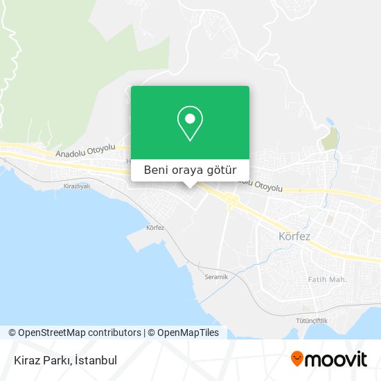 Kiraz Parkı harita