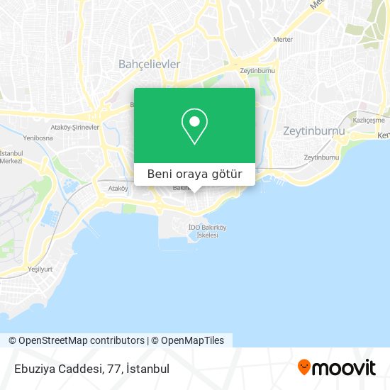 Ebuziya Caddesi, 77 harita