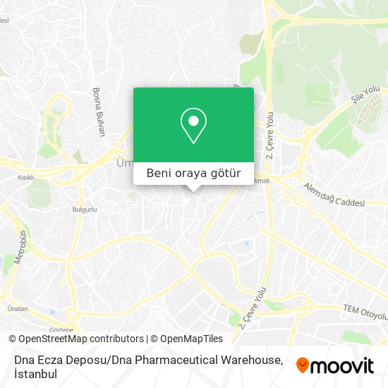 Dna Ecza Deposu / Dna Pharmaceutical Warehouse harita
