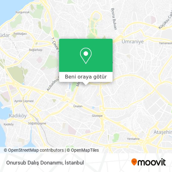Onursub Dalış Donanımı harita