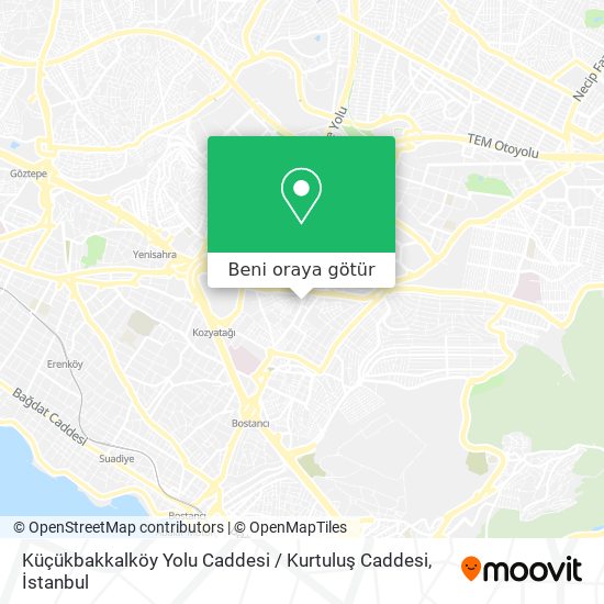 Küçükbakkalköy Yolu Caddesi / Kurtuluş Caddesi harita