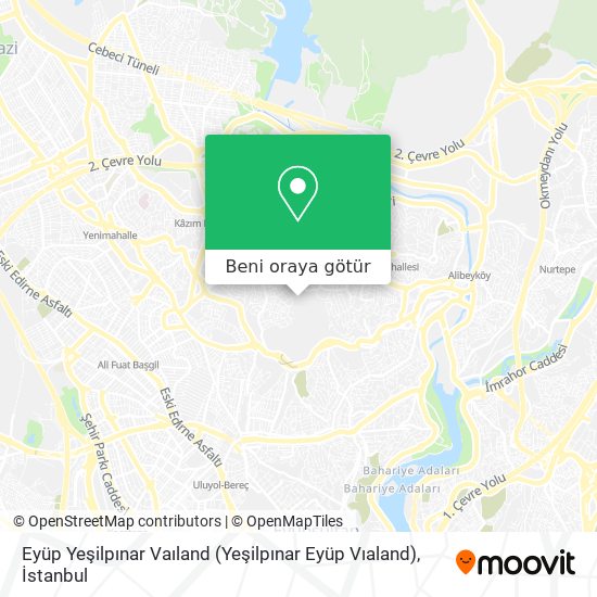 Eyüp Yeşilpınar Vaıland (Yeşilpınar Eyüp Vıaland) harita