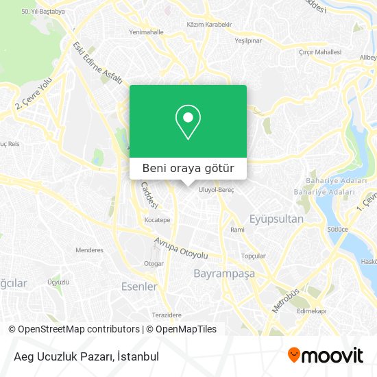Aeg Ucuzluk Pazarı harita