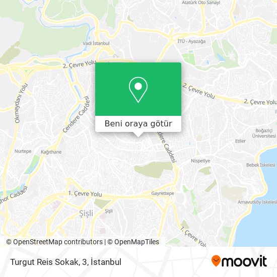 Turgut Reis Sokak, 3 harita