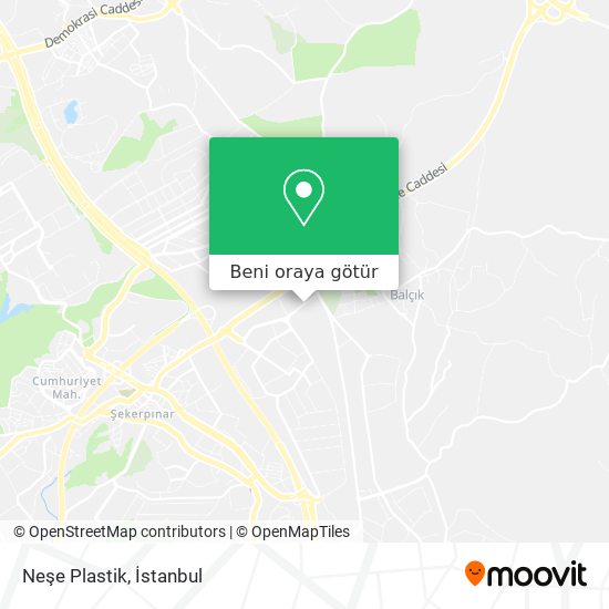 Neşe Plastik harita
