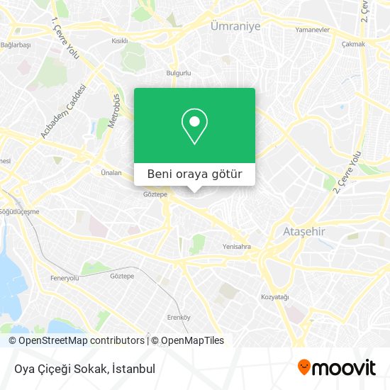 Oya Çiçeği Sokak harita