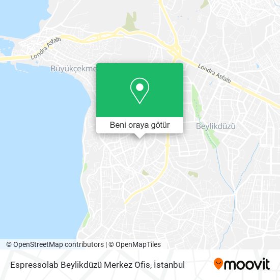 Espressolab Beylikdüzü Merkez Ofis harita