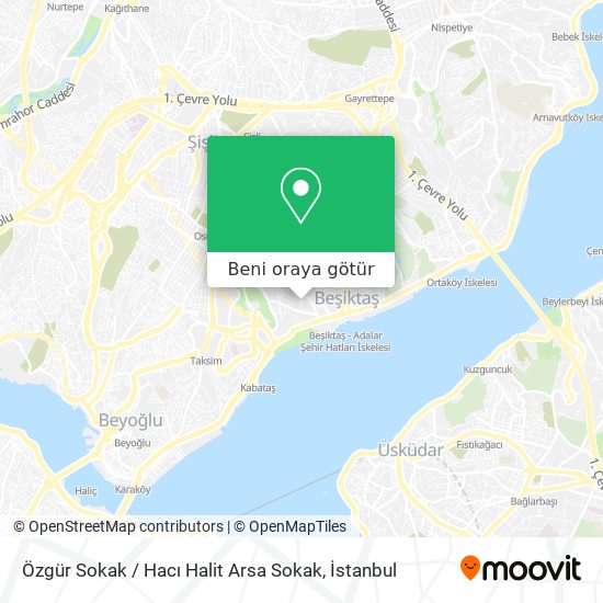 Özgür Sokak / Hacı Halit Arsa Sokak harita