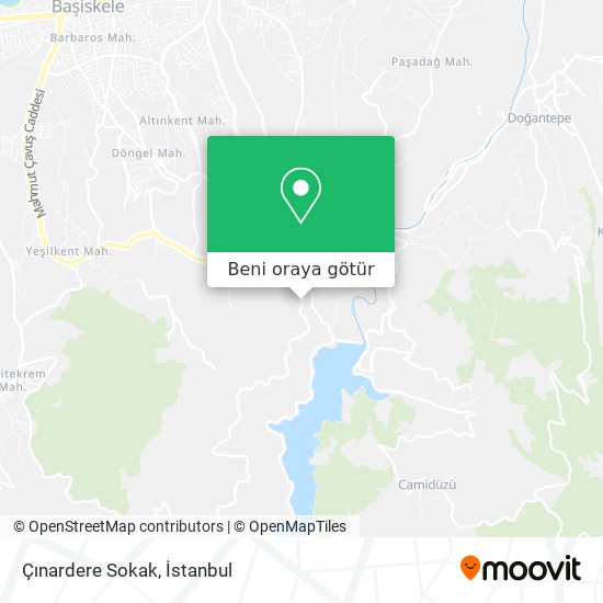 Çınardere Sokak harita