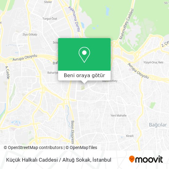 Küçük Halkalı Caddesi / Altuğ Sokak harita