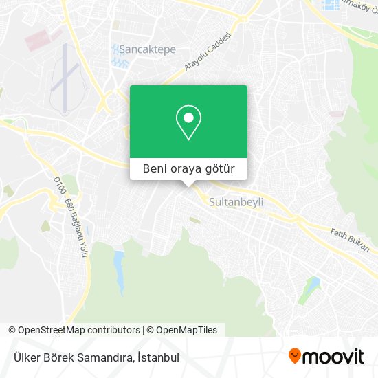 Ülker Börek Samandıra harita
