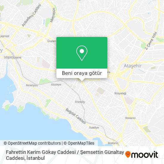 Fahrettin Kerim Gökay Caddesi / Şemsettin Günaltay Caddesi harita