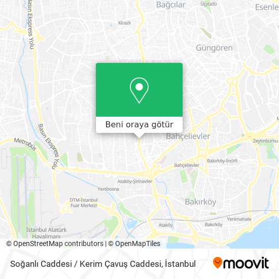 Soğanlı Caddesi / Kerim Çavuş Caddesi harita