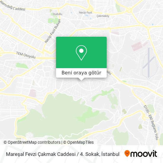 Mareşal Fevzi Çakmak Caddesi / 4. Sokak harita