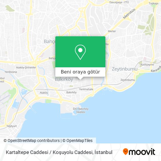 Kartaltepe Caddesi / Koşuyolu Caddesi harita