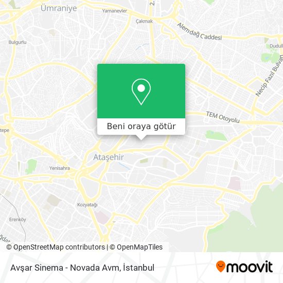 Avşar Sinema - Novada Avm harita