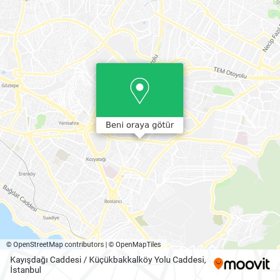 Kayışdağı Caddesi / Küçükbakkalköy Yolu Caddesi harita