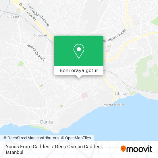 Yunus Emre Caddesi / Genç Osman Caddesi harita