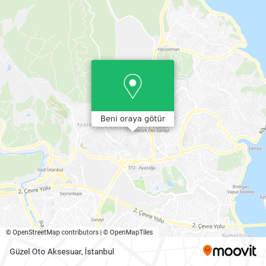 Güzel Oto Aksesuar harita