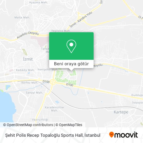 Şehit Polis Recep Topaloğlu Sports Hall harita