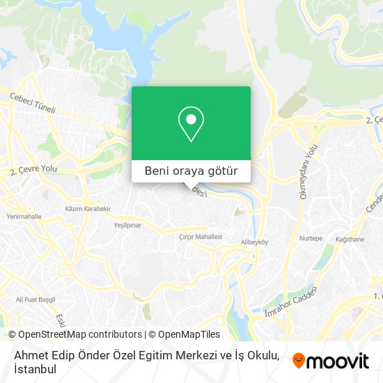 Ahmet Edip Önder Özel Egitim Merkezi ve İş Okulu harita