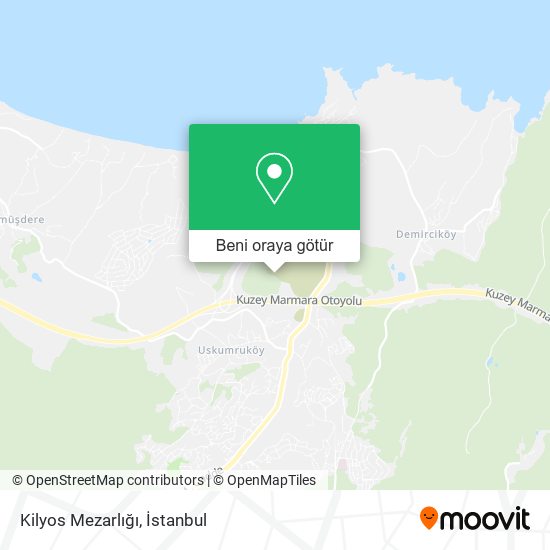 Kilyos Mezarlığı harita